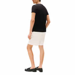 Tommy Hilfiger 10839 Mens T Shirts Crew Neck Short Sleeve Summer New Cotton Tee - Black, S