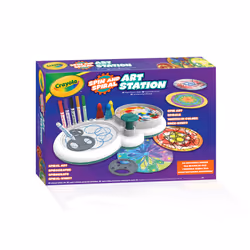 Crayola Spin N Spiral Art Station, Children's drawing stencil set, 3 yr(s), Non-toxic, Multicolour