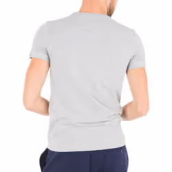 Tommy Hilfiger 10839 Mens T Shirts Crew Neck Short Sleeve Summer New Cotton Tee - Grey, L