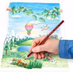 STAEDTLER 185 C24 Noris Colour Colouring Pencils - 24 Assorted Colours (Pack of 24)