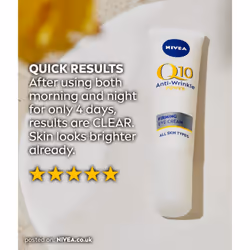 NIVEA Q10 Anti-Wrinkle Power Firming Eye Cream to Reduce Crow's Feet, Lines and Wrinkles, Powerful Under Eye Cream to Revitalise the Eye Area (15ml)