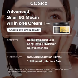 COSRX Advanced Snail 92 All in one Cream 3.53 oz