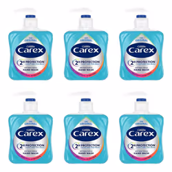 Carex Original Antibacterial Hand Wash, Clean & Protect Hands, Bulk Buy, Pack of 6 x 250 ml (Packaging may vary)