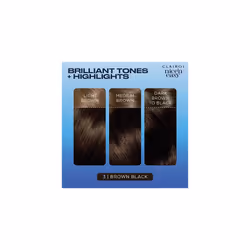 Clairol Nice'n Easy CrÃme, Natural Looking Oil Infused Permanent Hair Dye, 3 Brown Black