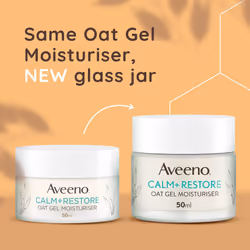 Aveeno Face Calm+Restore Oat Gel Moisturiser (1x 50ml) 50ml