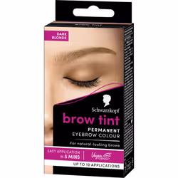 Schwarzkopf Brow Tint Professional formula Eyebrow Dye Brow Tinting Kit with Gentle Permanent Colour - Dark Blonde