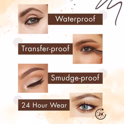 Rimmel Scandaleyes Exaggerate Eye Definer, 002 Chocolate Brown, 0.35g