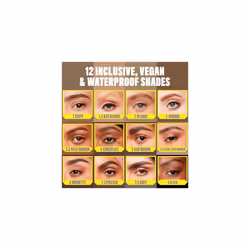 NYX Professional Makeup Micro Brow Pencil, Dual Ended with Mechanical Brow Pencil and Spoolie Brush, Vegan Formula, Shade: Ash Brown