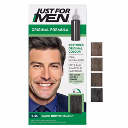 Just For Men Original Formula Dark Brown Black Hair Dye, Targets Only The Grey Hairs, Restoring The Original Colour For a Nat ...