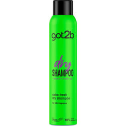 got2b Fresh It Up, No Rinse Spray to Refresh Hair in Between Washes, No White Residue, Dry Shampoo, Extra Fresh 200ml