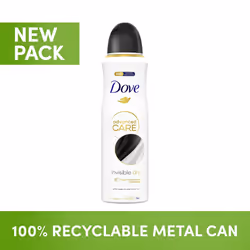 Dove Advanced Care Invisible Dry with Triple Moisturising technology Anti-perspirant Deodorant Spray aerosol for 72 hours of protection 200 ml