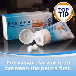 Bepanthen Tattoo Intense Care Ointment, Formulated with Provitamin B5, 50g