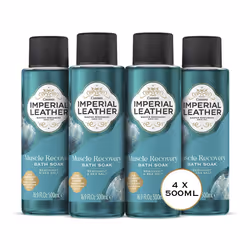 Imperial Leather Muscle Recovery Bath Soak, Bergamot & Sea Salt, Refreshing & Restoring Bubble Bath, Gentle Skin Care, Bulk B ...
