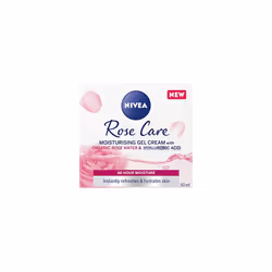NIVEA Soft Rose 24h Day Cream (50 ml), Face Care with Rose Water and Hyaluron, Light Gel Face Cream for Smooth Delicate Skin, ...