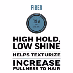American Crew Fiber High Hold with Low Shine, Gifts for Men, for Thickening and Texture, Matte Finish, Hair Styling Wax for Men - 85 g