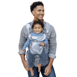 Infantino - Flip Advanced 4-in-1 Carrier - Ergonomic - Convertible - Face-in Face-Out - Front Back - Older Babies - Adjustable - 8-32 lbs - Blue Camo