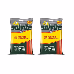 Solvite All Purpose Wallpaper Adhesive with Long-Lasting Results, Wallpaper Paste, Mixes in 20 Hangs up to 10 Rolls, 1x185 g  ...