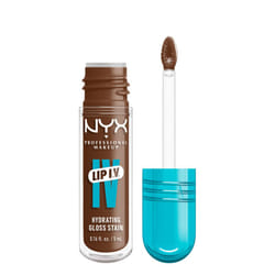 NYX Professional Makeup Lip IV Hydrating Gloss Stain, Lip Gloss, Up to 12HR Hydration, High Pigment, Wet Shine Finish, Slash N' Spice