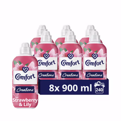 Comfort Creations Strawberry & Lily Fabric Conditioner with Stay Fresh technology for 100 days of freshness + fragrance* 240 ...