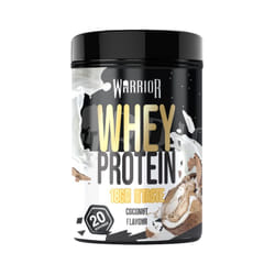 Warrior Whey Protein Powder 500g - Up to 36g* Protein per Shake â Low Sugar - Recovery Drink - Amazing Taste - 20 Servings - GMP Certified (Coconut)