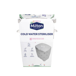 Milton Cold Water Steriliser (White), Packaging may vary