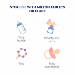 Milton Cold Water Steriliser (White), Packaging may vary