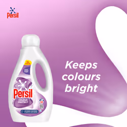 Persil Colour Laundry Washing Liquid Detergent keeps colours bright outstanding stain removal in quick & cold washes 53 washes (1.431 L)