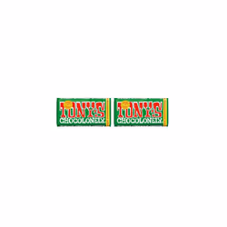 Tony's Chocolonely Milk Hazelnut Chocolate Bar - 180g, Milk Chocolate, Gift, Vegetarian - Belgian Fairtrade Chocolate (Pack o ...