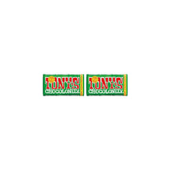 Tony's Chocolonely Milk Hazelnut Chocolate Bar - 180g, Milk Chocolate, Gift, Vegetarian - Belgian Fairtrade Chocolate (Pack of 2)