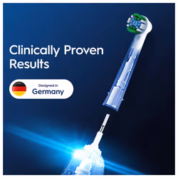 Oral-B Pro Precision Clean Electric Toothbrush Head, X-Shape And Angled Bristles for Deeper Pack of 12 Toothbrush Heads, Suitable For Mailbox, White