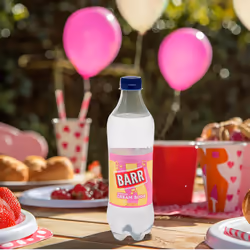 BARR since 1875, 12 Pack American Cream Soda, Zero No Sugar Sparkling Soft a Creamy Taste of American Cream Soda, "Fizzingly Fun" - 12 x 500ml Bottles