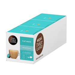 NESCAFÃ Dolce Gusto Flat White Coffee Pods - total of 48 Creamy Coffee Flavoured Pods (3 Packs)