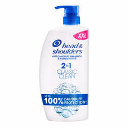 Head & Shoulders Classic Clean 2in1 Anti Dandruff Shampoo, 1000ml. Up to 100% Flake Proven. For Any Hair and Scalp Type. For ...