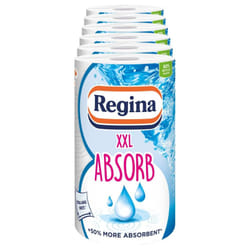 Regina XXL Absorb Kitchen Roll - 6 Rolls | 75 Extra Large Sheets per Roll for Increased Absorbency | for Extra Big Spills | FSC Certified Product