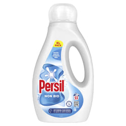 Persil Non Bio Laundry Washing Liquid Detergent outstanding stain removal in quick & cold tough on stains, gentle next to sensitive skin 53 (1.431 L)