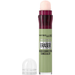 Maybelline New York Eraser Eye, Colour Correcting Concealer, Neutralises Breakouts & Redness, for a Tested & Suitable for Sensitive Skin, (Green)