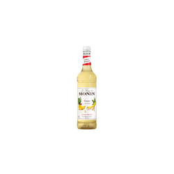 MONIN Premium Yellow Banana Syrup 1L for Cocktails Mocktails. Vegan-Friendly, Allergen-Free, 100% Colourings. Pair with Caramel for Banoffee Syrup