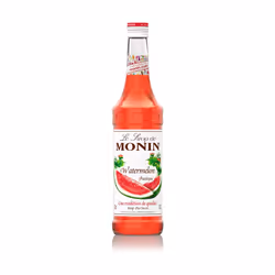MONIN Premium Watermelon Syrup 700ml for Cocktails and Mocktails. Vegan-Friendly, Allergen-Free, 100% Natural Flavours and Co ...