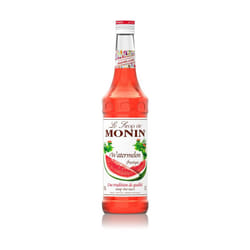 MONIN Premium Watermelon Syrup 700ml for Cocktails and Mocktails. Vegan-Friendly, Allergen-Free, 100% Natural Flavours and Colourings