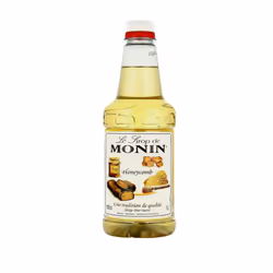 MONIN Premium Honeycomb Syrup 1L for Cocktails and Mocktails. Vegetarian, Allergen-Free, 100% Natural Flavours and Colourings