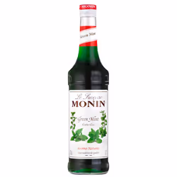 MONIN Premium Green Mint Syrup 700ml for Cocktails and Mocktails. Vegan-Friendly, Allergen-Free, 100% Natural Flavours