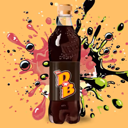BARR Since 1875, 12 Pack DNB Dandelion and Burdock, Zero No Sugar Flavoured Fizzy Drink - 12 x 500ml Bottle