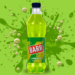 BARR since 1875, 12 Pack Zingy Limeade, Zero No Sugar Lime Flavoured Fizzy Drink "Fizzingly Fun" - 12 x 500ml Bottles