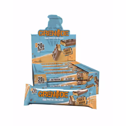 Grenade High Protein, Low Sugar Bar - Chocolate Chip Cookie Dough, 12 x 60 g