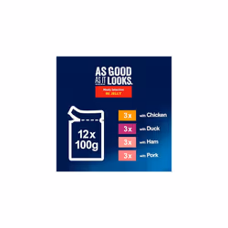 FELIX As Good As it Looks Meaty Selection in Jelly Wet Cat Food 12x85g (Pack of 4)