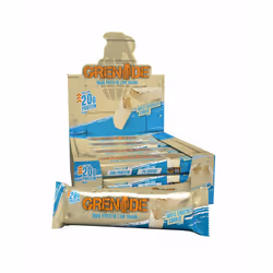 Grenade High Protein, Low Sugar Bar - White Chocolate Cookie, 12 x 60 g