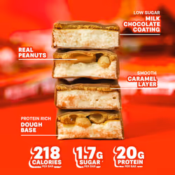 Grenade High Protein, Low Sugar Bar - Peanut Nutter, 12 x 60 g
