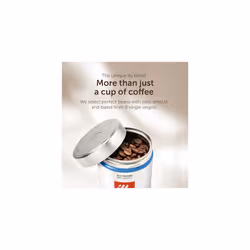 illy Coffee - Decaf Ground Coffee - Medium Roast - 100% Arabica Decaffeinated Coffee - Perfect Grind for Espresso Makers - 250g Tin