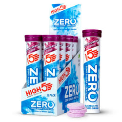 HIGH5 ZERO Electrolyte Tablets | Hydration Tablets Enhanced with Vitamin C | 0 Calories & Sugar Wellness | Blackcurrant, 160 Tablets (20x, Pack of 8)