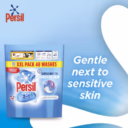 Persil Non Bio 3 in 1 Washing Capsules laundry capsules gentle next to sensitive skin for outstanding stain removal in quick & cold washes 48 washes